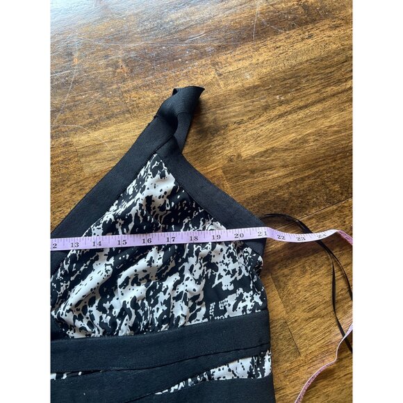 Style & Co Woman Black & White Snake Print Sleeveless Maxi Dress Size 3X - Picture 7 of 8